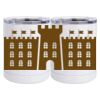 10 oz. White Stainless Steel Short Tumbler Thumbnail