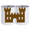 10 oz. White Stainless Steel Short Tumbler Thumbnail
