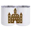 10 oz. White Stainless Steel Short Tumbler Thumbnail