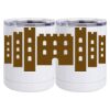 10 oz. White Stainless Steel Short Tumbler Thumbnail