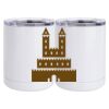 10 oz. White Stainless Steel Short Tumbler Thumbnail