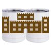 10 oz. White Stainless Steel Short Tumbler Thumbnail