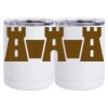 10 oz. White Stainless Steel Short Tumbler Thumbnail