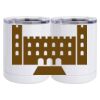 10 oz. White Stainless Steel Short Tumbler Thumbnail