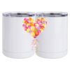 10 oz. White Stainless Steel Short Tumbler Thumbnail