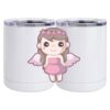 10 oz. White Stainless Steel Short Tumbler Thumbnail
