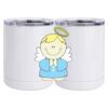 10 oz. White Stainless Steel Short Tumbler Thumbnail