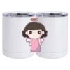 10 oz. White Stainless Steel Short Tumbler Thumbnail