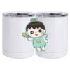 10 oz. White Stainless Steel Short Tumbler Thumbnail