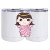 10 oz. White Stainless Steel Short Tumbler Thumbnail