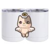 10 oz. White Stainless Steel Short Tumbler Thumbnail