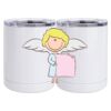 10 oz. White Stainless Steel Short Tumbler Thumbnail
