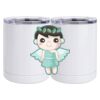 10 oz. White Stainless Steel Short Tumbler Thumbnail