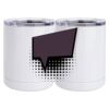 10 oz. White Stainless Steel Short Tumbler Thumbnail