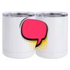 10 oz. White Stainless Steel Short Tumbler Thumbnail
