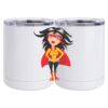 10 oz. White Stainless Steel Short Tumbler Thumbnail