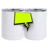 10 oz. White Stainless Steel Short Tumbler Thumbnail