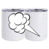 10 oz. White Stainless Steel Short Tumbler Thumbnail