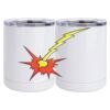 10 oz. White Stainless Steel Short Tumbler Thumbnail