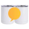 10 oz. White Stainless Steel Short Tumbler Thumbnail