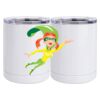 10 oz. White Stainless Steel Short Tumbler Thumbnail