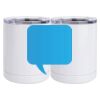 10 oz. White Stainless Steel Short Tumbler Thumbnail