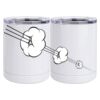 10 oz. White Stainless Steel Short Tumbler Thumbnail