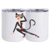 10 oz. White Stainless Steel Short Tumbler Thumbnail