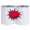 10 oz. White Stainless Steel Short Tumbler Thumbnail