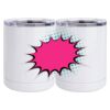 10 oz. White Stainless Steel Short Tumbler Thumbnail