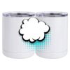 10 oz. White Stainless Steel Short Tumbler Thumbnail