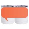 10 oz. White Stainless Steel Short Tumbler Thumbnail