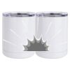 10 oz. White Stainless Steel Short Tumbler Thumbnail