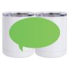 10 oz. White Stainless Steel Short Tumbler Thumbnail