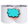 10 oz. White Stainless Steel Short Tumbler Thumbnail