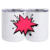 10 oz. White Stainless Steel Short Tumbler Thumbnail
