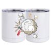 10 oz. White Stainless Steel Short Tumbler Thumbnail