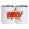 10 oz. White Stainless Steel Short Tumbler Thumbnail