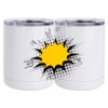 10 oz. White Stainless Steel Short Tumbler Thumbnail