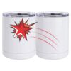 10 oz. White Stainless Steel Short Tumbler Thumbnail