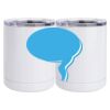 10 oz. White Stainless Steel Short Tumbler Thumbnail
