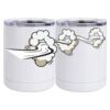 10 oz. White Stainless Steel Short Tumbler Thumbnail