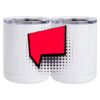 10 oz. White Stainless Steel Short Tumbler Thumbnail