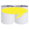 10 oz. White Stainless Steel Short Tumbler Thumbnail
