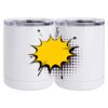 10 oz. White Stainless Steel Short Tumbler Thumbnail