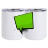 10 oz. White Stainless Steel Short Tumbler Thumbnail