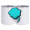 10 oz. White Stainless Steel Short Tumbler Thumbnail