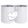 10 oz. White Stainless Steel Short Tumbler Thumbnail