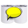 10 oz. White Stainless Steel Short Tumbler Thumbnail