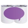 10 oz. White Stainless Steel Short Tumbler Thumbnail